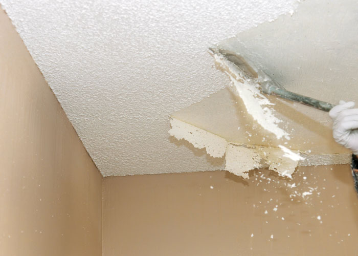 popcorn ceiling